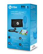 b - Vibe Vibrating Snug Plug - Blue