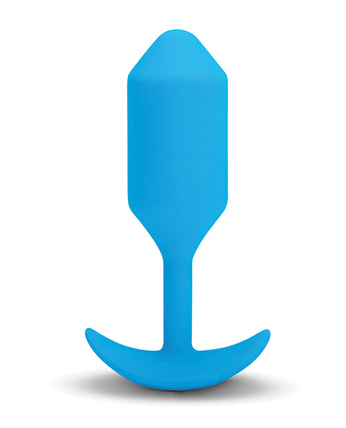b - Vibe Vibrating Snug Plug - Blue