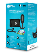 b - Vibe Vibrating Snug Plug - Black