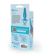 b - Vibe Butties Sleek Tapered Plug - Blue