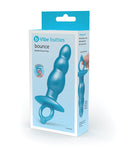 b - Vibe Butties Bounce Beaded Tapered Plug - Blue
