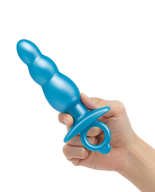 b - Vibe Butties Bounce Beaded Tapered Plug - Blue
