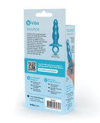 b - Vibe Butties Bounce Beaded Tapered Plug - Blue