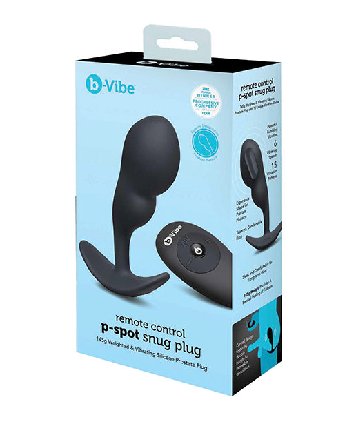 b - Vibe Remote Control P - Spot Snug Plug - Black