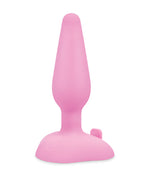b - Vibe Beginner' Vibrating Tapered Butt Plug - Pink