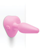 b - Vibe Beginner' Vibrating Tapered Butt Plug - Pink