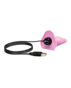 b - Vibe Beginner' Vibrating Tapered Butt Plug - Pink