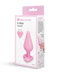 B - Mine Butties - Silicone Butt Plug with Heart Base - Pink