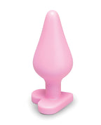 B - Mine Butties - Silicone Butt Plug with Heart Base - Pink