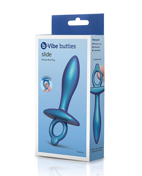 b - Vibe Slide Silicone Butt Plug