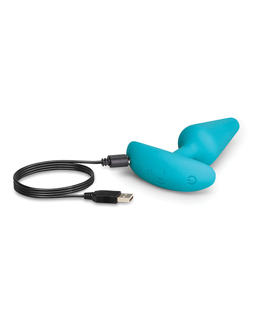 Anal Training Bundle 2 - Piece Set Includes Beginner Plug & Rechargeable Vibrating Plug w/Remote