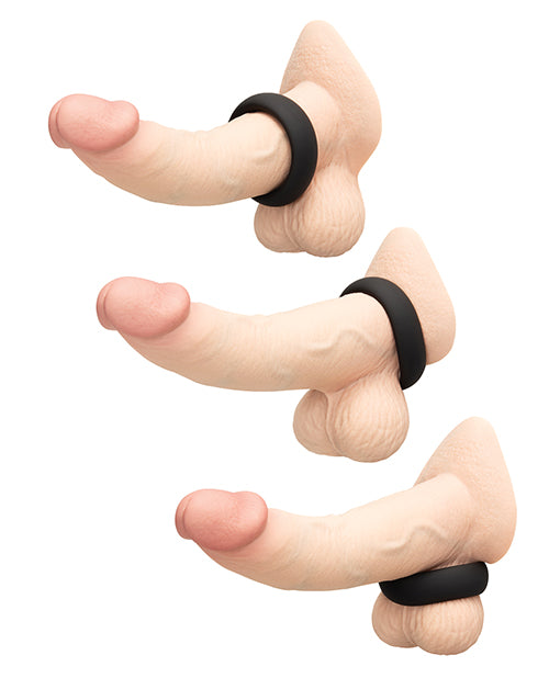 b - Vibe Snug Ring 40 mm Snug Fit Silicone Cock Ring - Black
