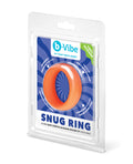 b - Vibe Sung Ring 40 mm Snug Fit Silicone Cock Ring - Orange