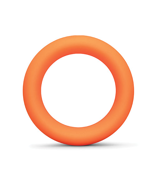 b - Vibe Sung Ring 40 mm Snug Fit Silicone Cock Ring - Orange