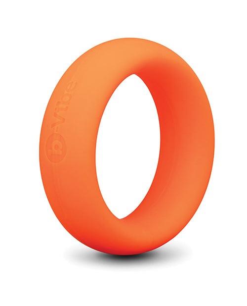 b - Vibe Sung Ring 40 mm Snug Fit Silicone Cock Ring - Orange
