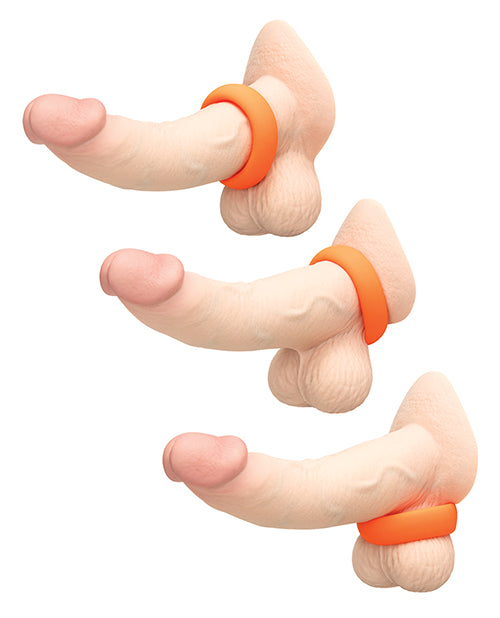 b - Vibe Sung Ring 40 mm Snug Fit Silicone Cock Ring - Orange