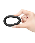 b - Vibe Sung Ring 45 mm Snug Fit Silicone Cock Ring - Black