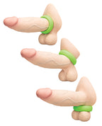 b - Vibe Snug Ring 45 mm Sung Fit Silicone Cock Ring - Green