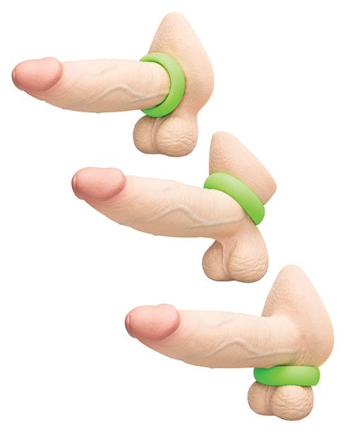 b - Vibe Snug Ring 45 mm Sung Fit Silicone Cock Ring - Green