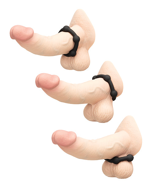 b - Vibe Sung Ring Orbit Nubby Sung Fit Silicone Cock Ring