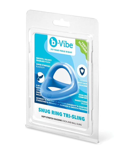 b - Vibe Sung Ring Tri - Sling Silicone Cock Ring