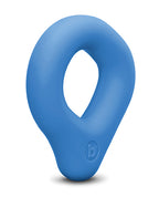 Flex Ring Drip Silicone Cock Ring - Blue