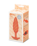 b - Vibe Swirl Texture Plug - Orange
