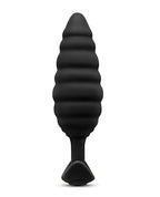 b - Vibe Twist Texture Plug - Black