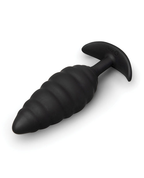 b - Vibe Twist Texture Plug - Black