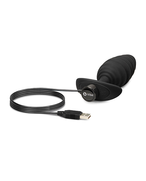 b - Vibe Twist Texture Plug - Black