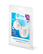 b - Vibe Stretch - Tech Double Barrel Ultra Stretchy Cock Ring & Ball Stretcher