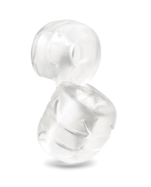 b - Vibe Stretch - Tech Double Barrel Ultra Stretchy Cock Ring & Ball Stretcher