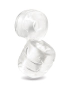 b - Vibe Stretch - Tech Double Barrel Ultra Stretchy Cock Ring & Ball Stretcher