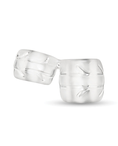 b - Vibe Stretch - Tech Double Barrel Ultra Stretchy Cock Ring & Ball Stretcher