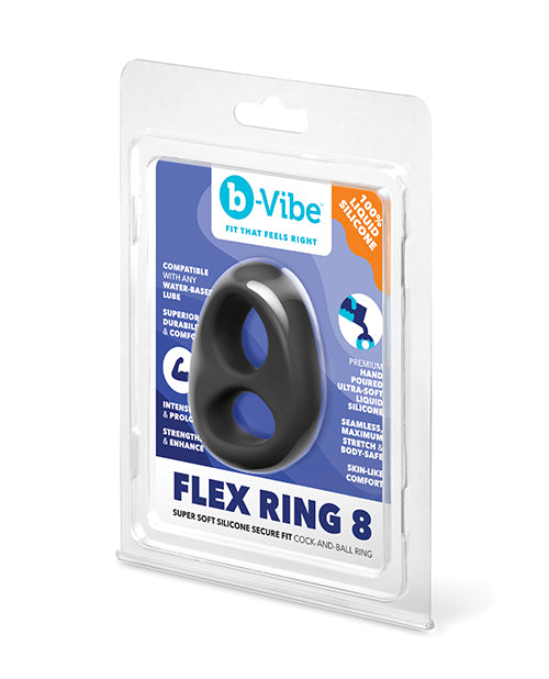 b - Vibe Flex Ring Eight Silicone Cock Ring