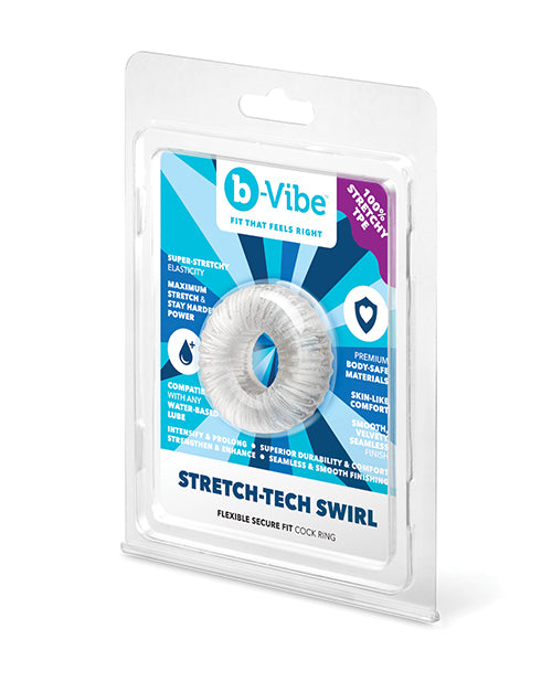 b - Vibe Stretch - Tech Ultra Stretchy Cock Ring