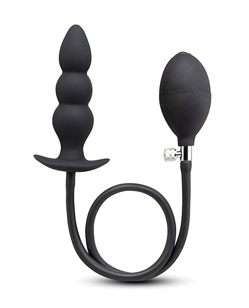 b - Vibe Beaded Inflatable Anal Plug w/Hand Pump