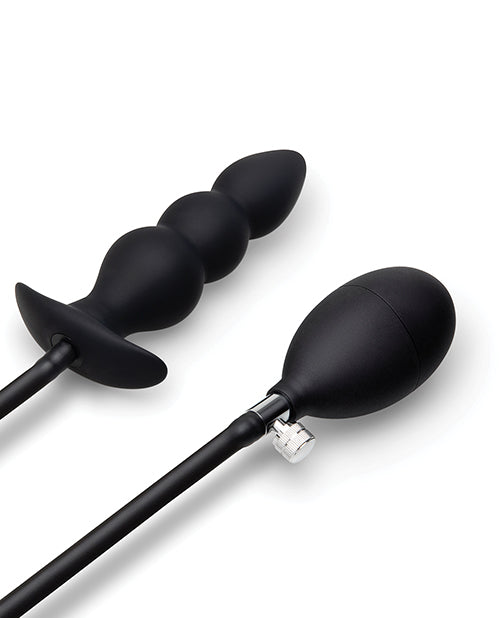 b - Vibe Beaded Inflatable Anal Plug w/Hand Pump