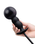 b - Vibe Beaded Inflatable Anal Plug w/Hand Pump
