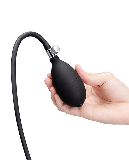 b - Vibe Beaded Inflatable Anal Plug w/Hand Pump