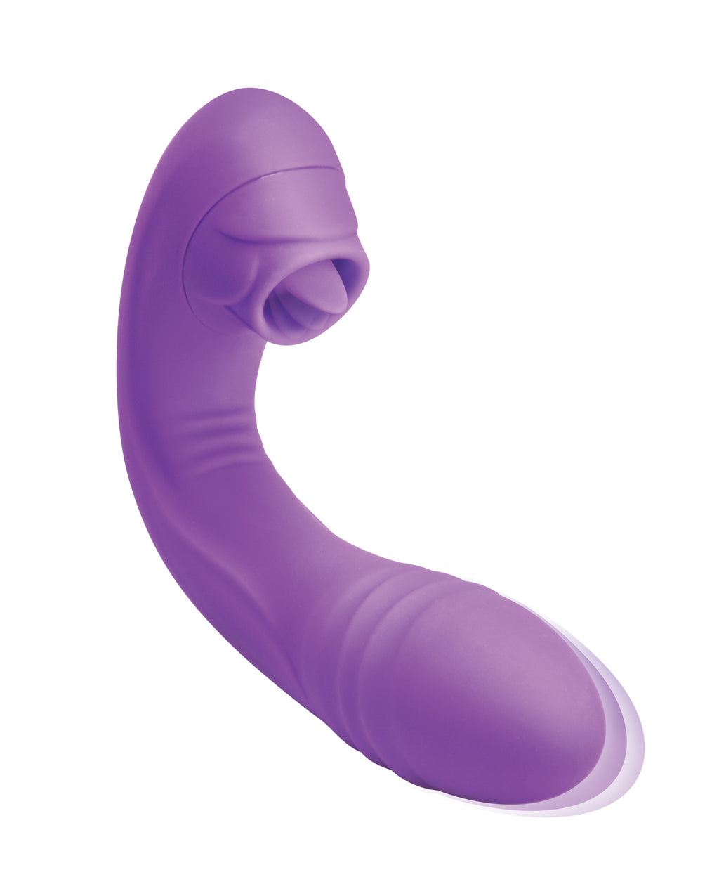 Bodywand G - Play Dual Stim Thrusting & Licking Squirt Master - Purple