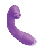 Bodywand G - Play Dual Stim Thrusting & Licking Squirt Master - Purple