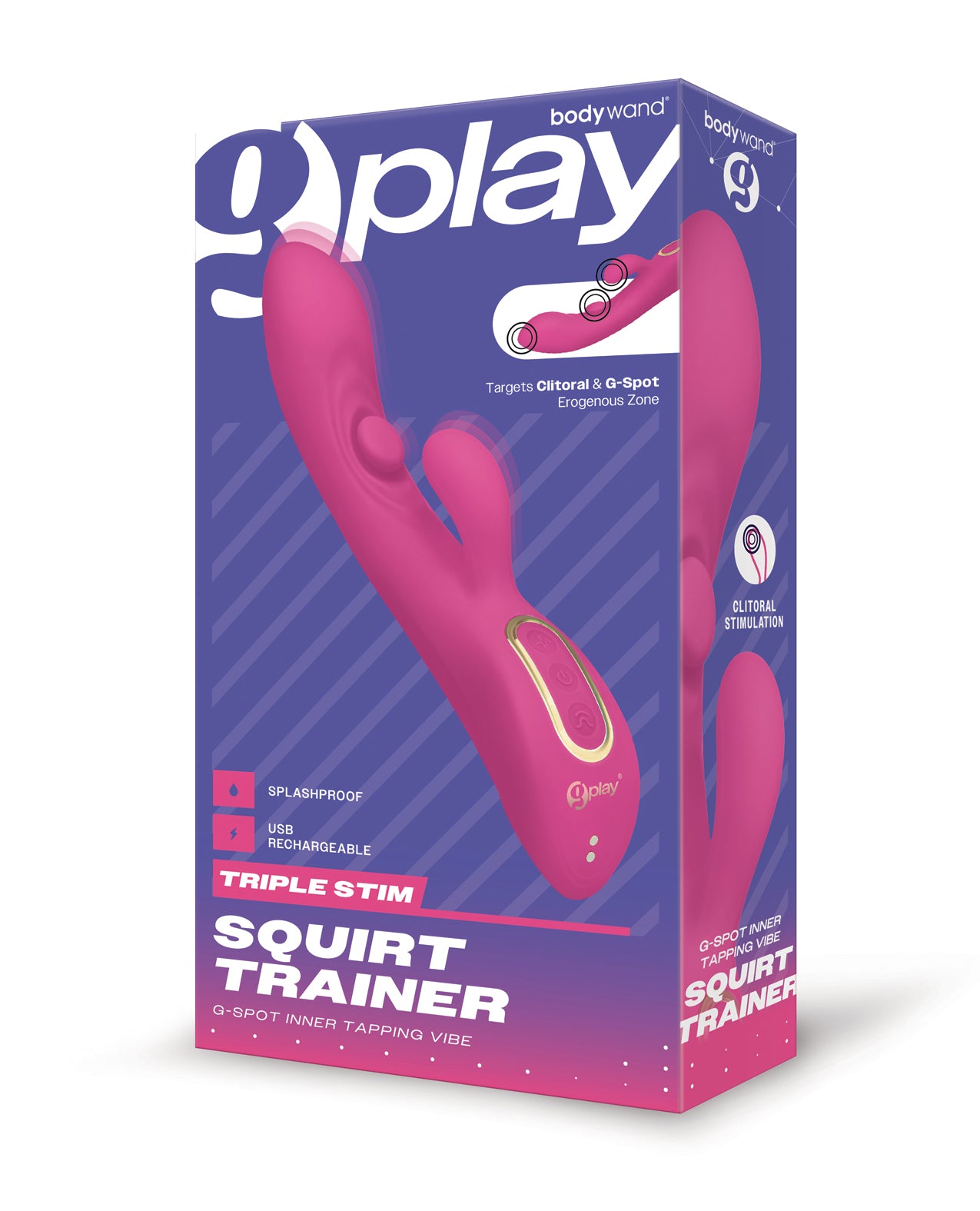 Bodywand G - Play Triple Stim Squirt Trainer - Pink