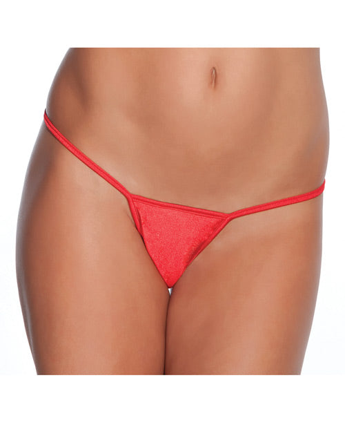 Low Rise Lycra G - String Red