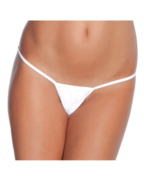 Low Rise Lycra G - String White