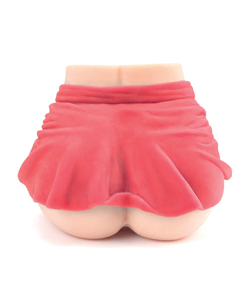 Angela White Mini Skirt Masturbator