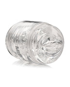 Curve Toys Mistress Double Shot Mini Masturbator Mouth & Pussy - Clear
