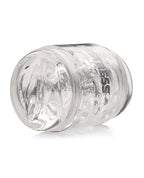 Curve Toys Mistress Double Shot Mini Masturbator Mouth & Pussy - Clear