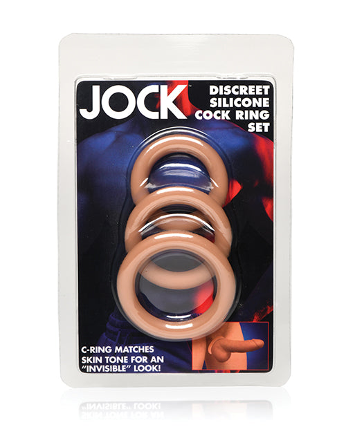 Curve Toys Jock Silicone Cock Ring Set of 3