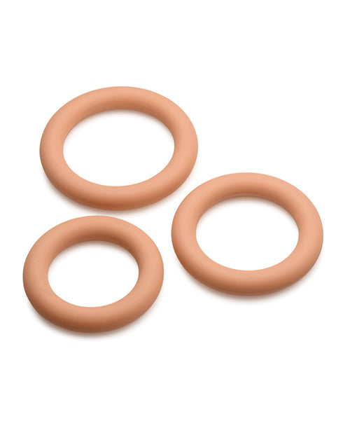 Curve Toys Jock Silicone Cock Ring Set of 3